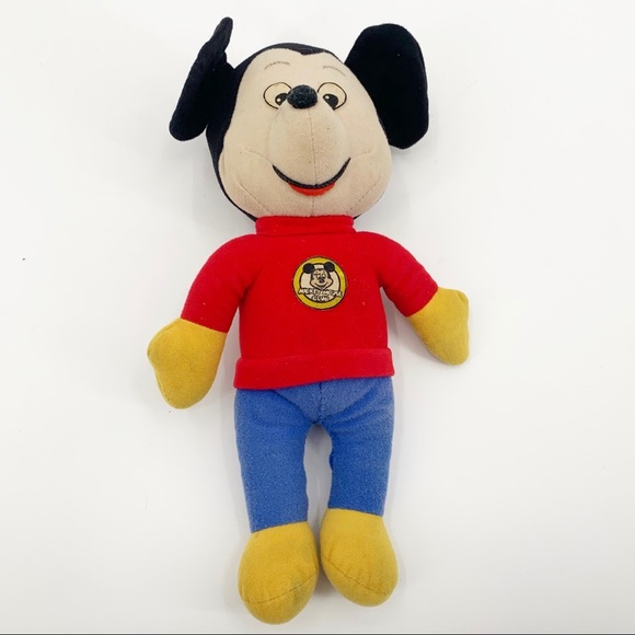 retro mickey mouse plush
